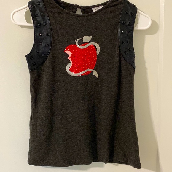 Disney Other - Disney Sleeveless Poison Apple studded Shirt |  Size 7/8